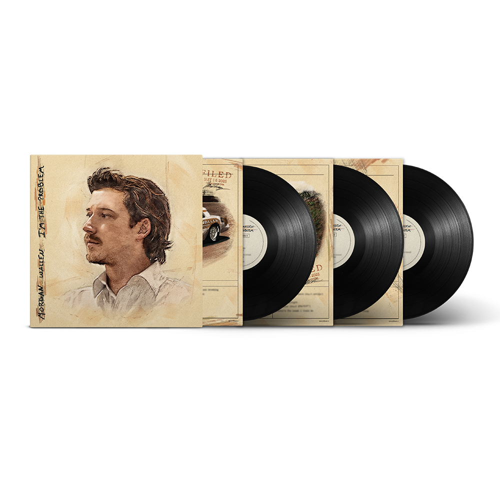 輸入3LP Morgan Wallen Im The Problem 7588639 REPUBLIC 未開封 /00780 I'm The Problem Black 3LP - Morgan Wallen Official Store