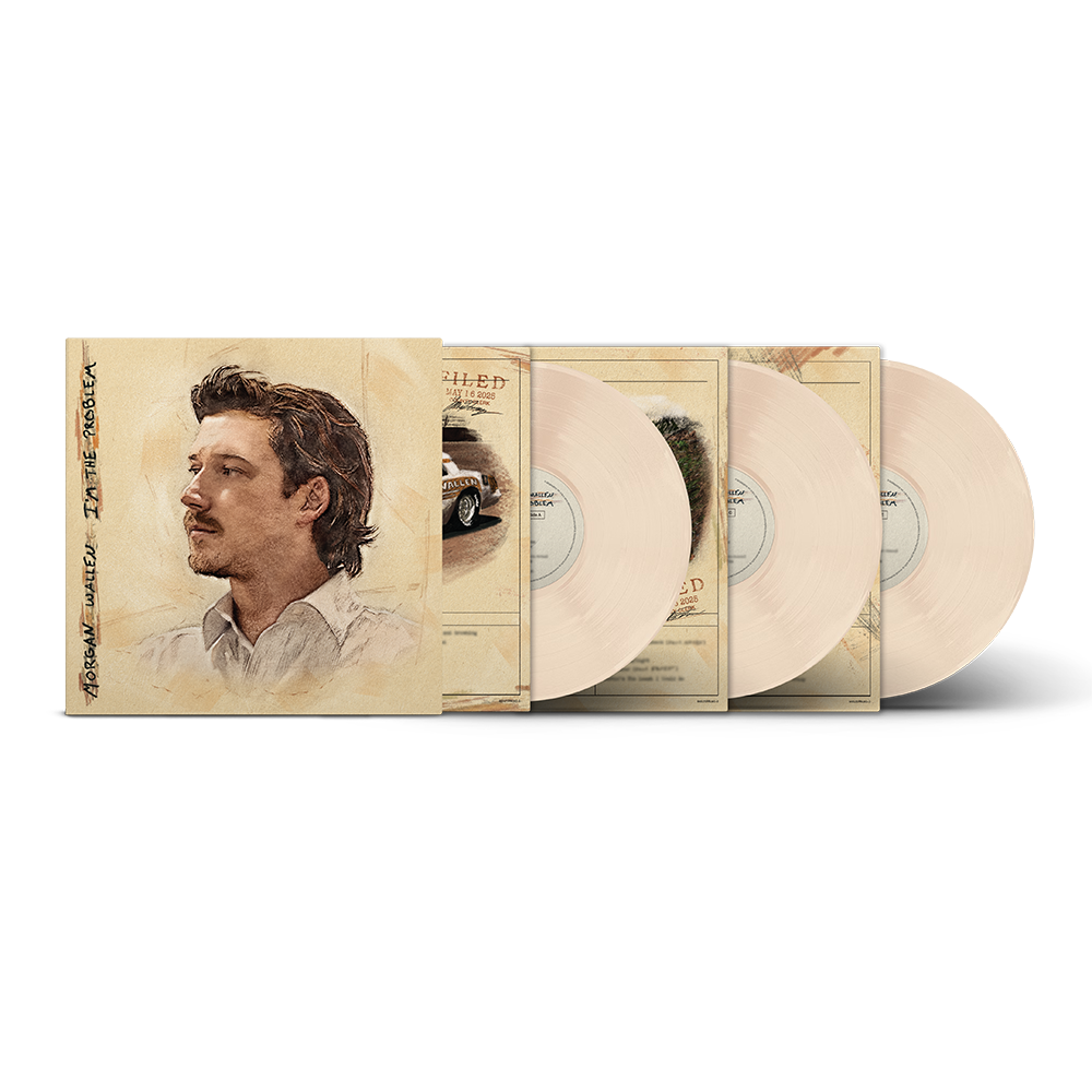 輸入3LP Morgan Wallen Im The Problem 7588639 REPUBLIC 未開封 /00780 Limited Edition Exclusive I'm The Problem Bone White 3LP - Morgan