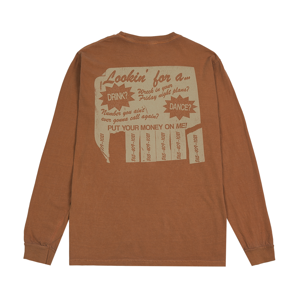 Money On Me Long Sleeve T-Shirt Back