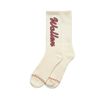 Wallen Baseball Socks (Set of 3) Red Pair