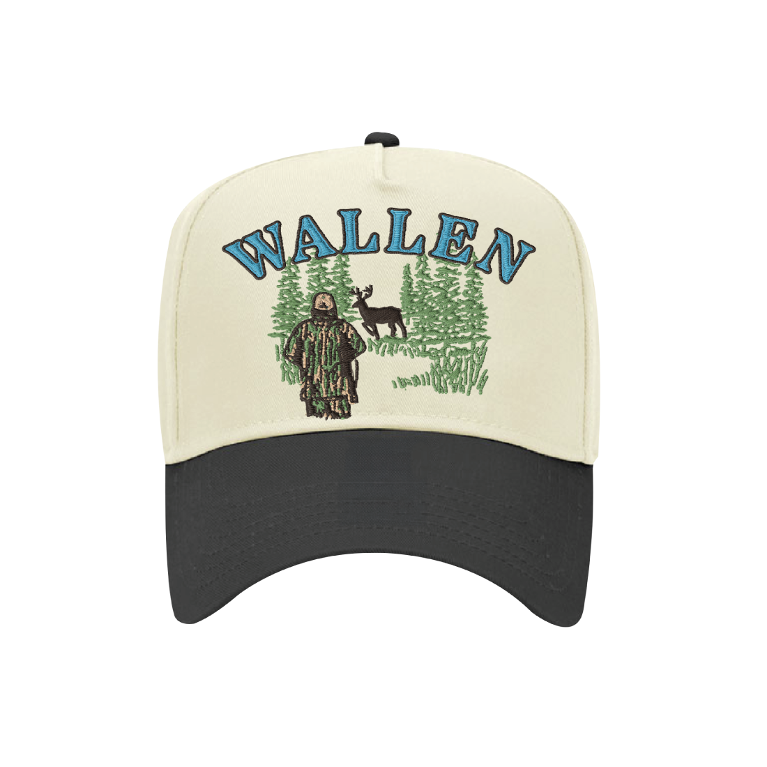 Morgan Wallen Teal Patchwork Trucker Hat New hats we main image 2