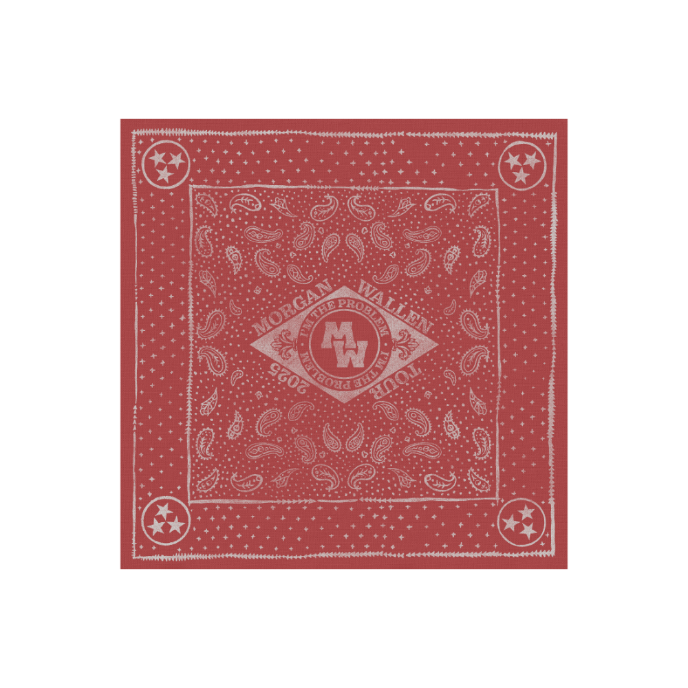 Blue Morgan Wallen Bandana Accessories - Page 2 - Morgan Wallen Official Store main image 3