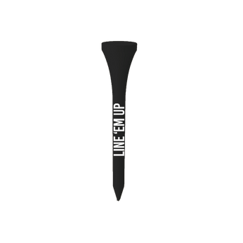 Mulligan Wallen Golf Ball w/ Line 'Em Up Tee - Tee