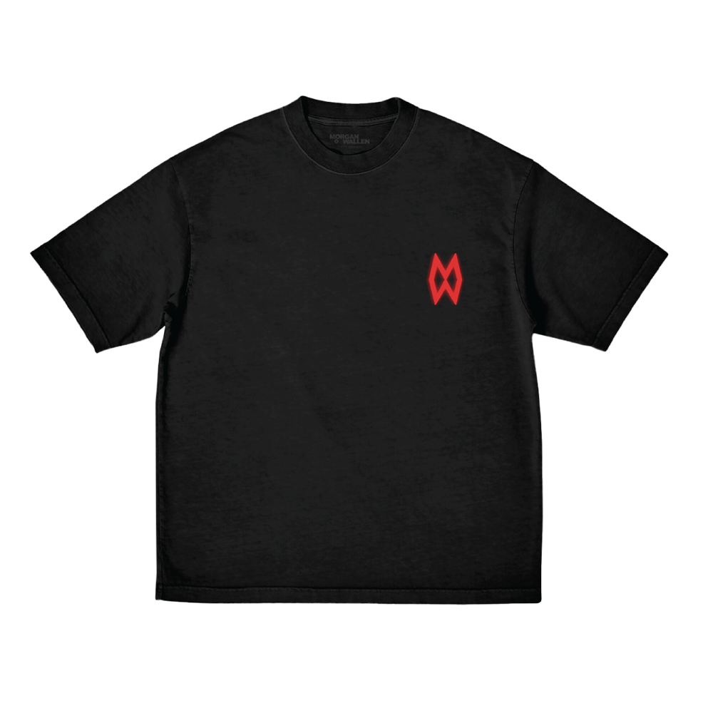 Live Photo Black T-Shirt - Morgan Wallen Official Store