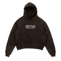Live Photo Brown Hoodie