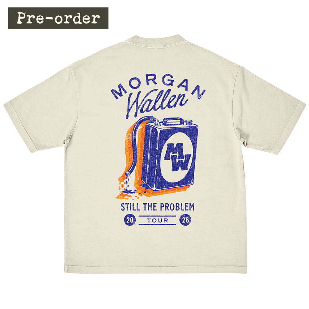Still The Problem Tour Gas Can T-Shirt Back