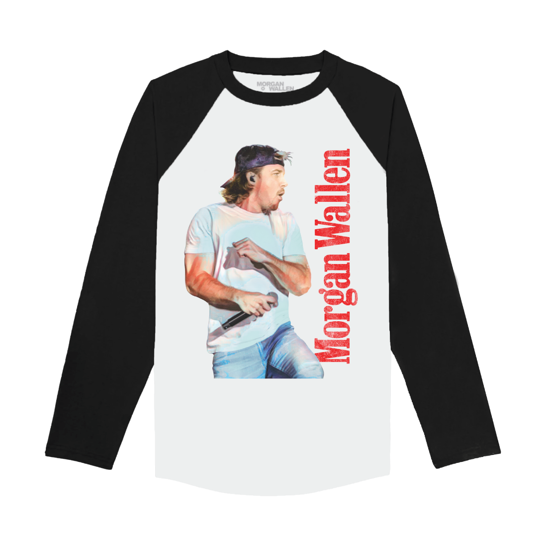 One Night At A Time Photo Baseball Raglan