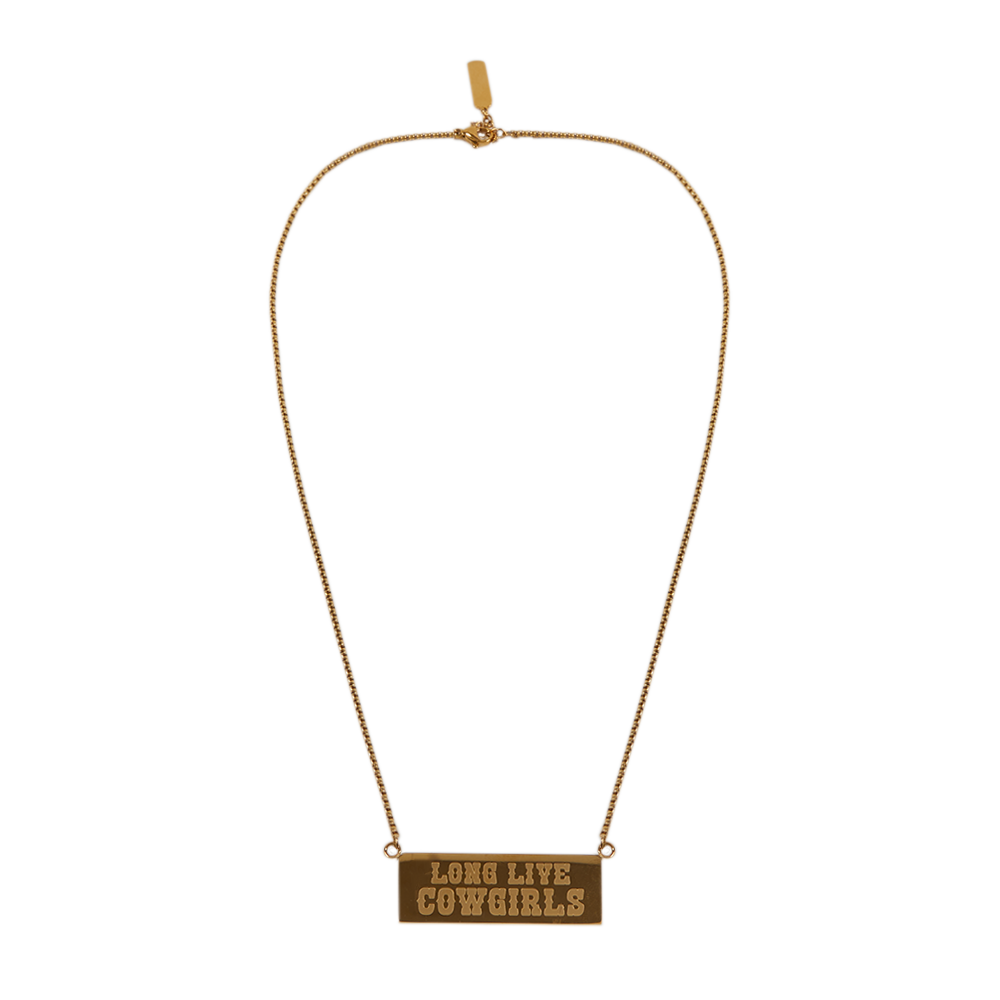 Long Live Cowgirls Gold Necklace