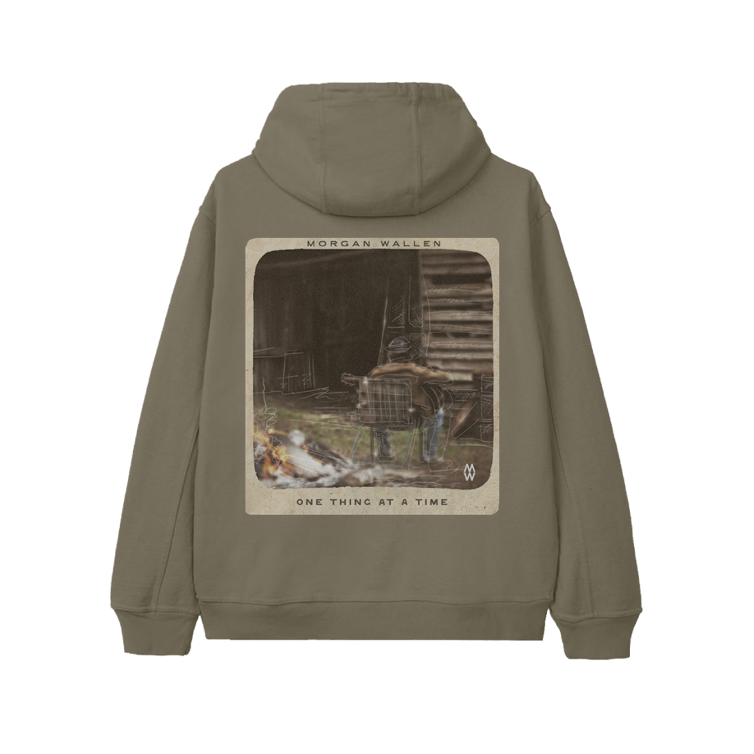 One Thing At A Time One Year Anniversary Hoodie Back