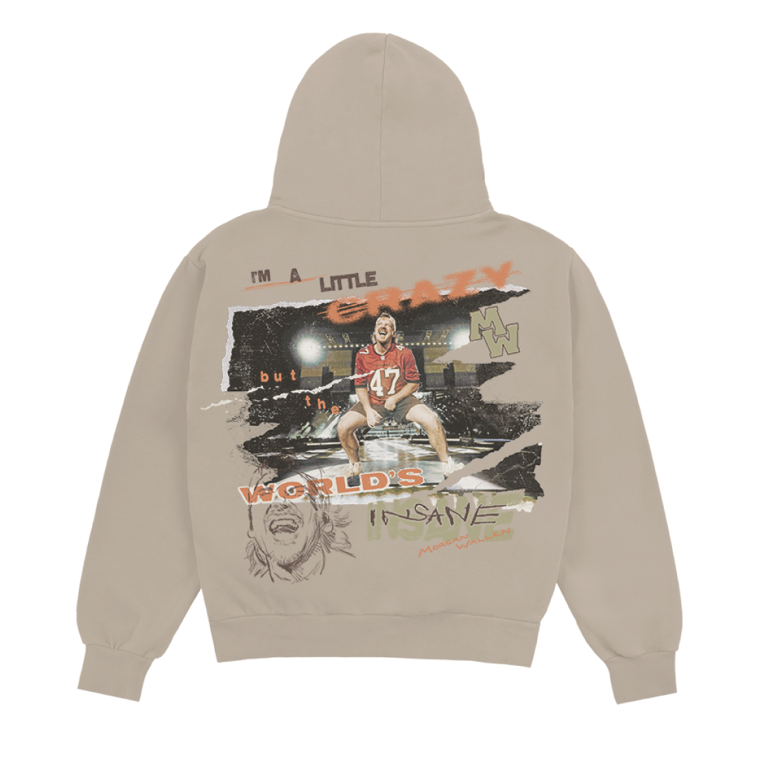 I'm A Little Crazy Hoodie Back