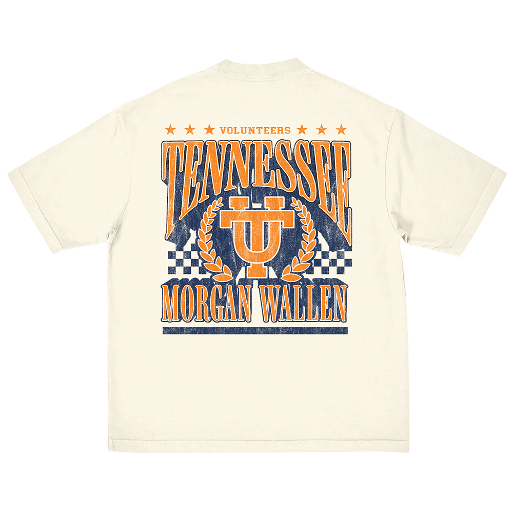 Morgan Wallen x UT Ivory T-Shirt Back