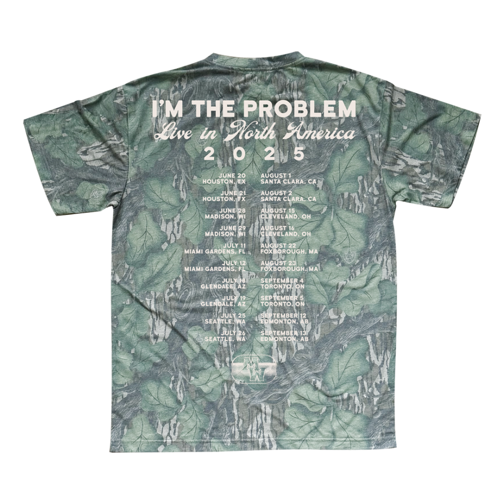 I’m The Problem Tour Camo T-Shirt Back