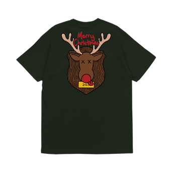 Reindeer Sleigh T-Shirt Back