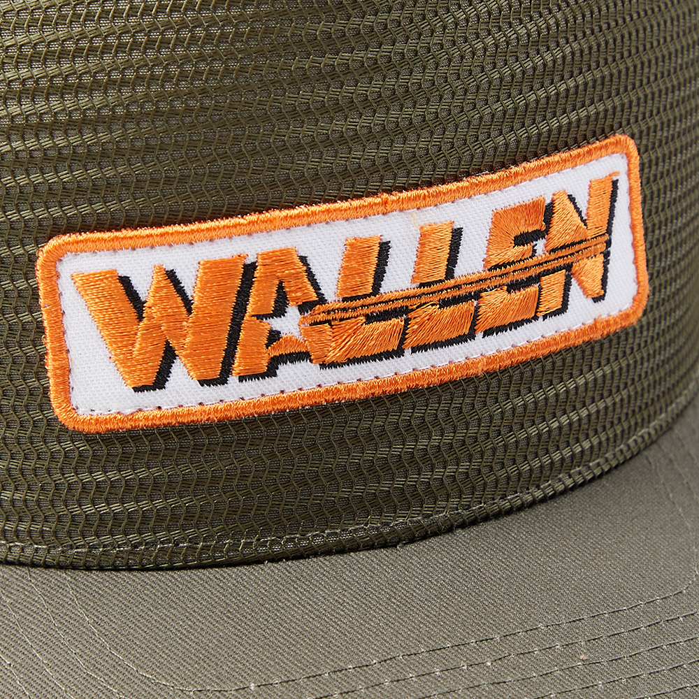 Wallen Olive Green Hat Detail 