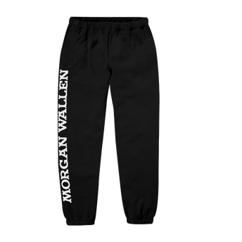One Night At A Time Black Joggers