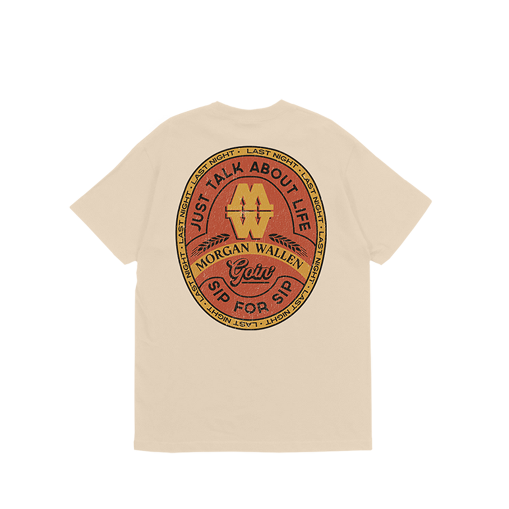 MW Last Night Beer Logo T-Shirt – Morgan Wallen Official Store